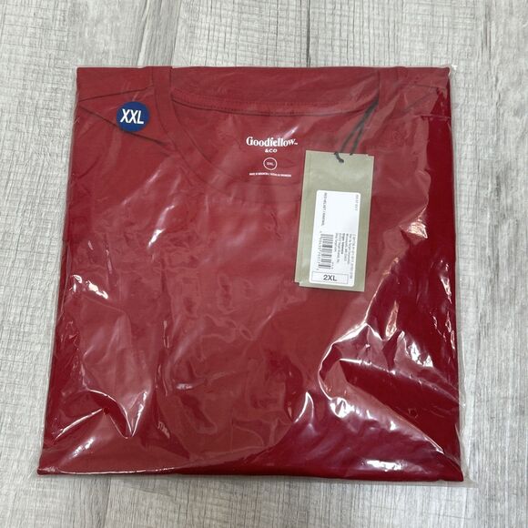 NWT Goodfellow & Co Men’s Short Sleeve Crew Neck  Size 2XL Red - Picture 4 of 16